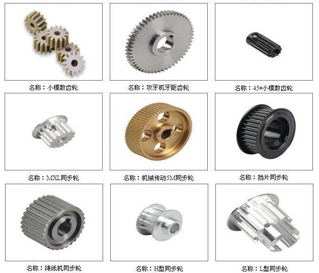 小模數(shù)齒輪加工 攻牙機(jī)牙距齒輪加工 45#小模數(shù)齒輪加工 MXL同步輪加工 機(jī)械傳動(dòng)5M同步輪加工 擋片同步輪加工