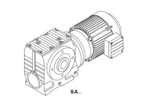 SA齒輪減速機 示范圖